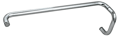 GDI Polished Nickel 6" Pull Handle and 24" Towel Bar BM Series Combination Without Metal Washers