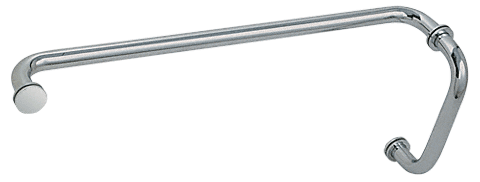 GDI Polished Nickel 8" Pull Handle and 24" Towel Bar BM Series Combination With Metal Washers