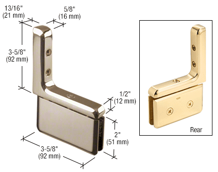 GDI Polished Nickel Prima 03 Series Wall Mount Hinge