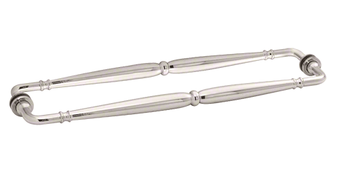 GDI Polished Nickel Victorian Style 18" Back-to-Back Towel Bar