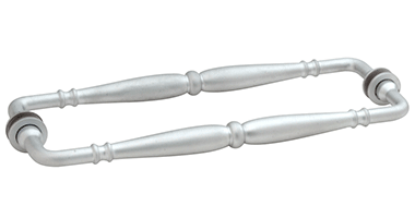 GDI Satin Chrome Victorian Style 12" Back-to-Back Towel Bar
