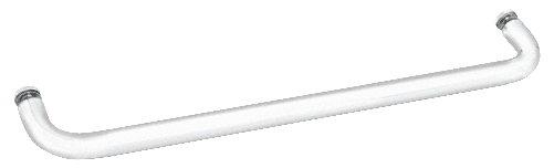 GDI White 30" BM Series Single-Sided Towel Bar Without Metal Washers