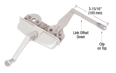 GDI White Right Hand EntryGard® Dyad Casement Window Operator