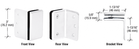 GDI White Trianon Series Wall Mount Bracket