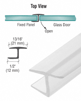 GDI 'Y' Jamb Seal with Soft Leg for 3/8" Glass