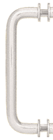 Polish Nickel 6" Sngl-Side Solid Brass 3/4" Pull Handle & Metal Washer