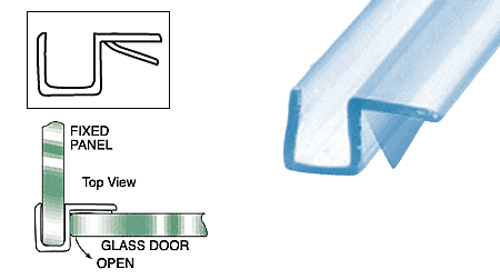 Polycarbonate "U" With Leg and Seal for 90 Degree Application