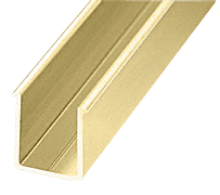 Satin Brass 72" Snap-In Filler Insert for Header