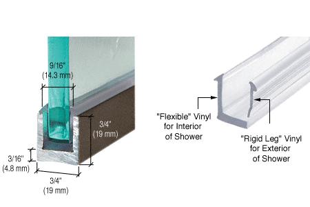 Shower door DUC38ORB
