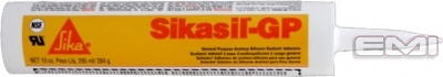 Sikasil-GP General Purpose, Acetoxy, Silicone Sealant, Aluminum, 10oz - SIAL100