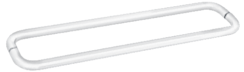 White 30" BM Series Back-to-Back Tubular Handle Without Metal Washers